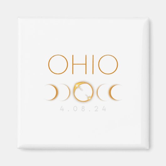 Ohio Total Solar Eclipse April 8 2024 Ohio Solar E Magnet (Vorne)