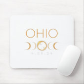 Ohio Total Solar Eclipse April 8 2024 Ohio Solar E Mousepad (Mit Mouse)