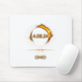 Ohio Total Solar Eclipse April 8 2024 Totality ECL Mousepad (Mit Mouse)