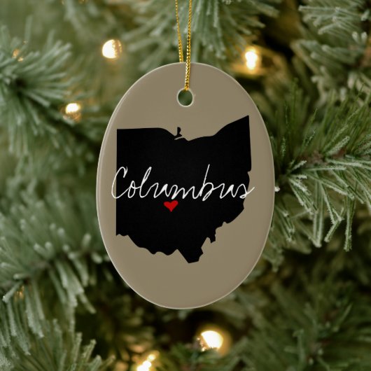 Ohio Town Keramik Ornament (Baum)
