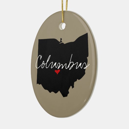 Ohio Town Keramik Ornament (Links)