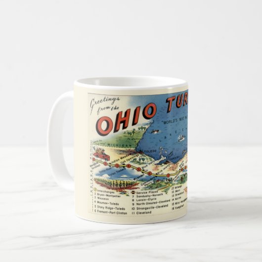 Ohio Turnpike Tasse (Vorderseite Links)