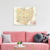 Ohio und Hamilton Landkreis Leinwanddruck (Insitu (Wohnzimmer))