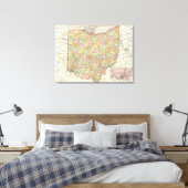 Ohio und Hamilton Landkreis Leinwanddruck (Insitu (Schlafzimmer))