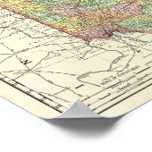 Ohio und Hamilton Landkreis Poster (Ecke)