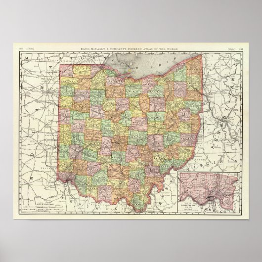 Ohio und Hamilton Landkreis Poster (Vorne)