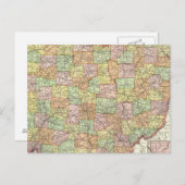 Ohio und Hamilton Landkreis Postkarte (Vorne/Hinten)