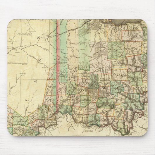 Ohio und Indiana 2 Mousepad (Vorne)