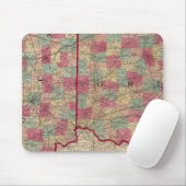 Ohio und Indiana 3 Mousepad (Mit Mouse)