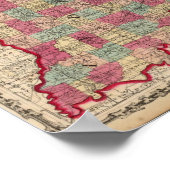 Ohio und Indiana 3 Poster (Ecke)