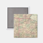 Ohio und Indiana Magnet (Vorderseite/Rückseite)