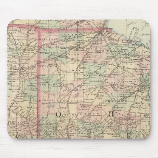 Ohio und Indiana Mousepad (Vorne)