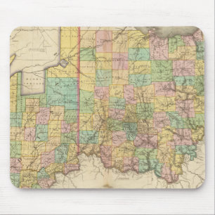 Ohio und Indiana Mousepad