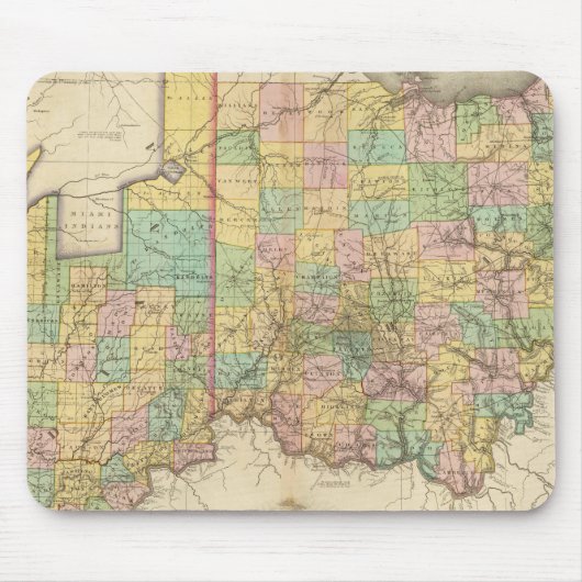 Ohio und Indiana Mousepad (Vorne)