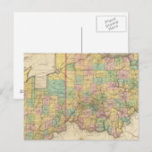 Ohio und Indiana Postkarte (Vorne/Hinten)