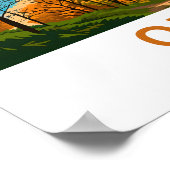 Ohio United Staaten Travel Print Poster (Ecke)