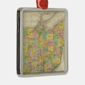 Ohio US Silbernes Ornament (Rechts)