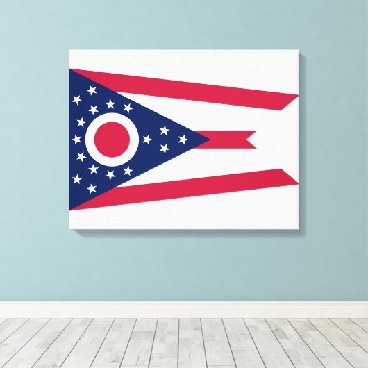 Ohio (US State) Canvas Print Leinwanddruck (Insitu (Holzboden))