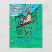 Ohio USA Card Postkarte (Vorderseite)
