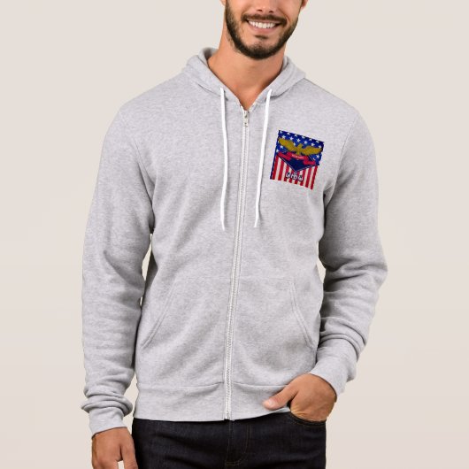 Ohio USA Flag Hoodie (Vorderseite)