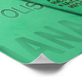 Ohio USA Poster (Ecke)