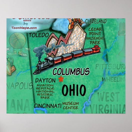 Ohio USA Poster (Vorne)