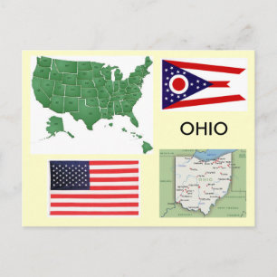 Ohio, USA Postkarte