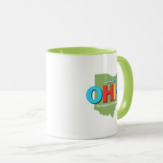 Ohio USA Tasse (VorderseiteRechts)