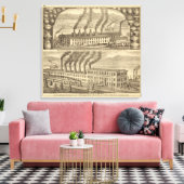 Ohio Valley Pottery, Laughlin Brothers Leinwanddruck (Insitu (Wohnzimmer))
