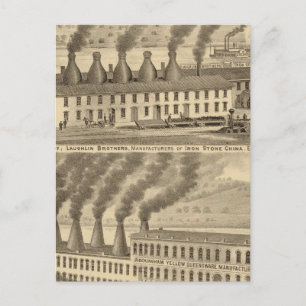 Ohio Valley Pottery, Laughlin Brothers Postkarte