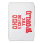 OHIO VERSUS DIE WELT BADEMATTE (Vorderseite Vertikal)