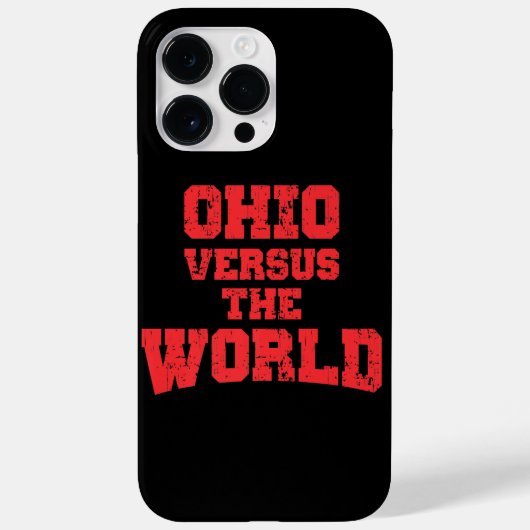OHIO VERSUS DIE WELT Case-Mate iPhone HÜLLE (Rückseite)