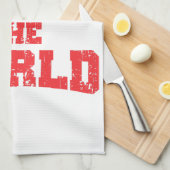 OHIO VERSUS DIE WELT GESCHIRRTUCH (Viertel Falte)