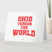 OHIO VERSUS DIE WELT KARTE (Rückseite)