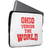 OHIO VERSUS DIE WELT LAPTOPSCHUTZHÜLLE (Vorne Rechts)