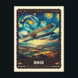 Ohio | Vincent Van Gogh Inspiriert Postkarte<br><div class="desc">Entdecken Sie das "Ohio | Vincent van Gogh Inspirierte Postcard, eine faszinierende Mischung aus Ohios malerischen Landschaften und dem ikonischen impressionistischen Stil des Vincent van Gogh. Diese Postkarte zeigt Ohios abwechslungsreiche Szenen - von den geschäftigen Straßen von Cleveland bis hin zur ruhigen Schönheit der Hocking Hills - die alle mit...</div>