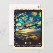 Ohio | Vincent Van Gogh Inspiriert Postkarte (Vorne/Hinten)