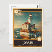 Ohio | VINTAG Postkarte (Vorne/Hinten)