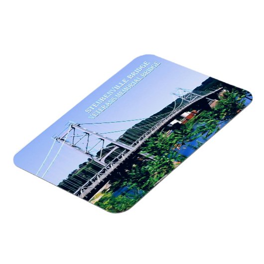 Ohio - Virginia - Steubenville Bridge - USA - Magnet (Linke Seite)