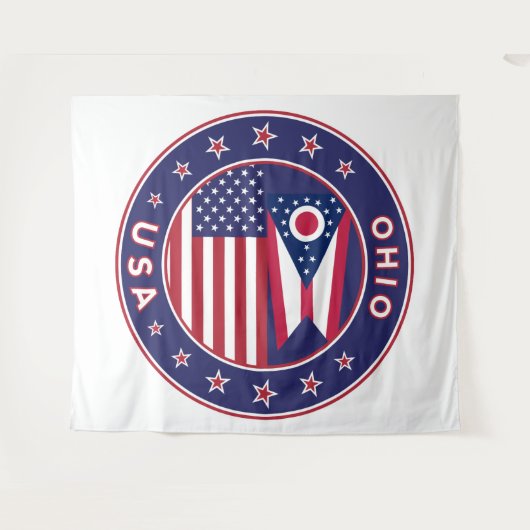 Ohio Wandteppich (Vorderseite (Horizontal))