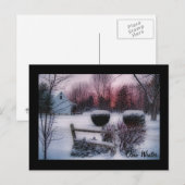 Ohio Winter Postkarte (Vorne/Hinten)