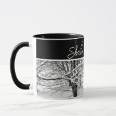 Ohio Winter Trees Foto Tasse (Links)