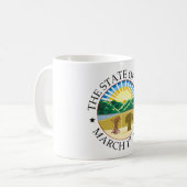 Ohio-Zeichen Kaffeetasse (Vorderseite Links)