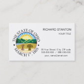 Ohio-Zeichen Visitenkarte (Vorderseite)