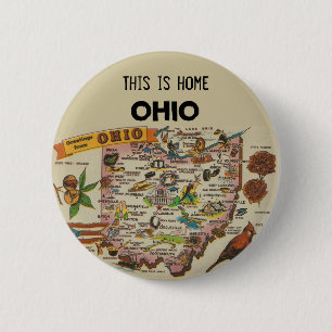 Ohio-Zuhause Button