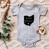 Ohio Zuhause Grown Staat T-Shirt Baby Strampler