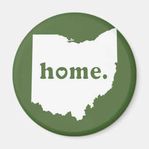 Ohio Zuhause Magnet