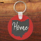 Ohio Zuhause Schlüsselanhänger (Vorderseite)