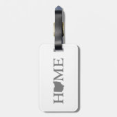 Ohio Zuhause Staat gestaltet Letter Buckeye Gepäckanhänger (Rückseite vertikal)