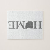 Ohio Zuhause Staat Word Art Puzzle (Horizontal)